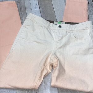 Stella McCartney ombré jeans with zippered ankles size 28